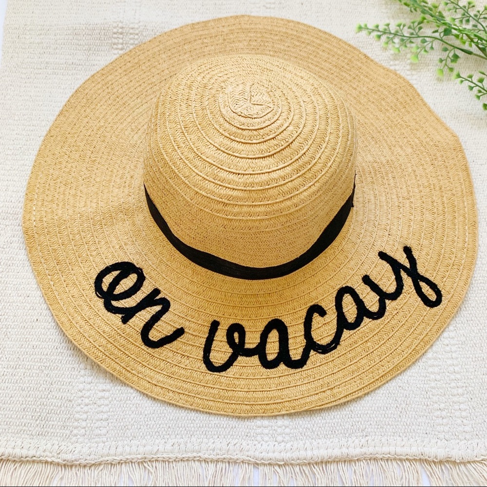 On Vacay Floppy Summer Hat